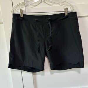 Prana Black Velcro Closure Shorts
